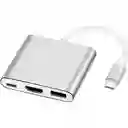 Adaptador Tipo C A Hdmi + Usb + Tipo C