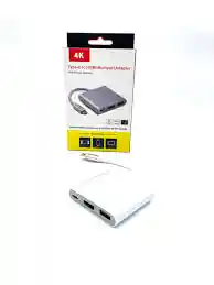 Adaptador Tipo C A Hdmi + Usb + Tipo C