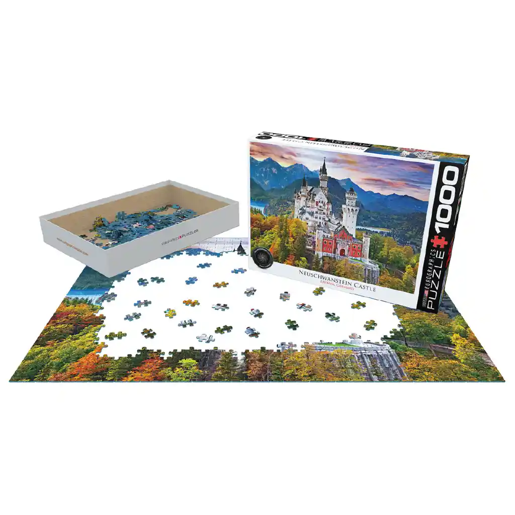 Rompecabezas 1000 Piezas Castillo Neuschwanstein En Verano, Alemania – Eurographics (6000-0946)