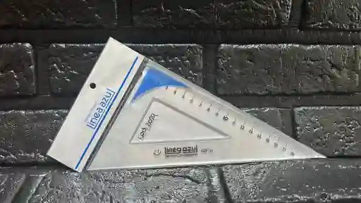Escuadra 60° Pequeña Linea Azul