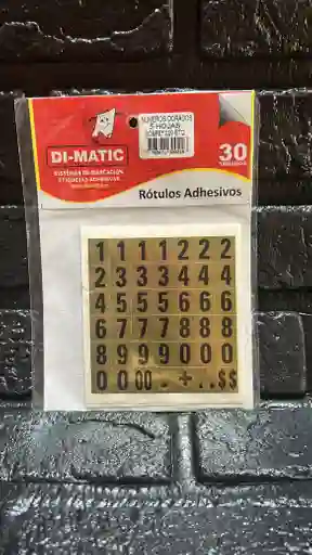 Rotulos Adhesivos De Numeros