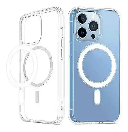 Estuche Para Iphone 11 Pro Max Magsafe Con Proteccion Camara Transparente