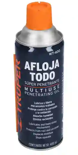 Aceite Lubricante Aflojatodo En Aerosol X 400 Ml Truper