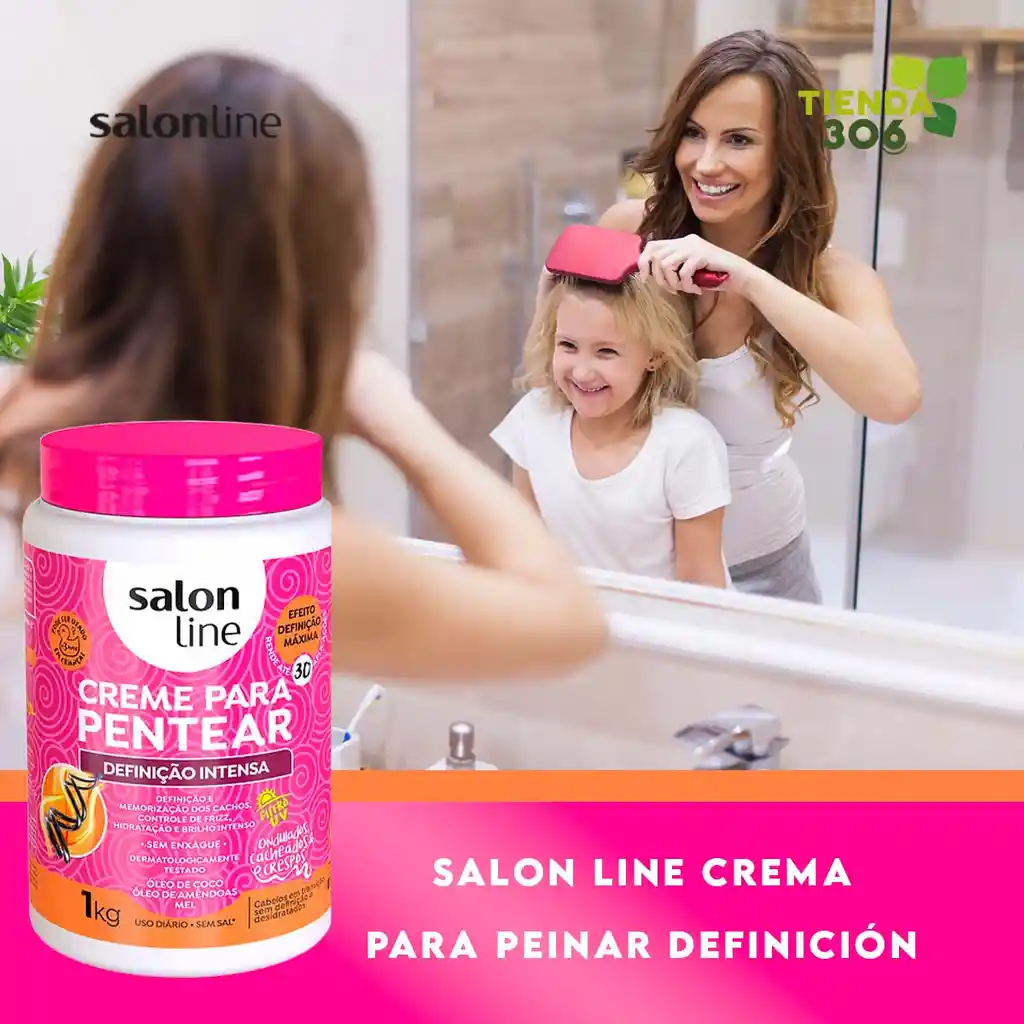 Salon Line Crema Para Peinar Definición Intensa 1 Kg