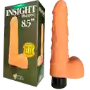 Top Real Vive Dildo Vibrador Con Luz Interna 21 Cm De Silicona