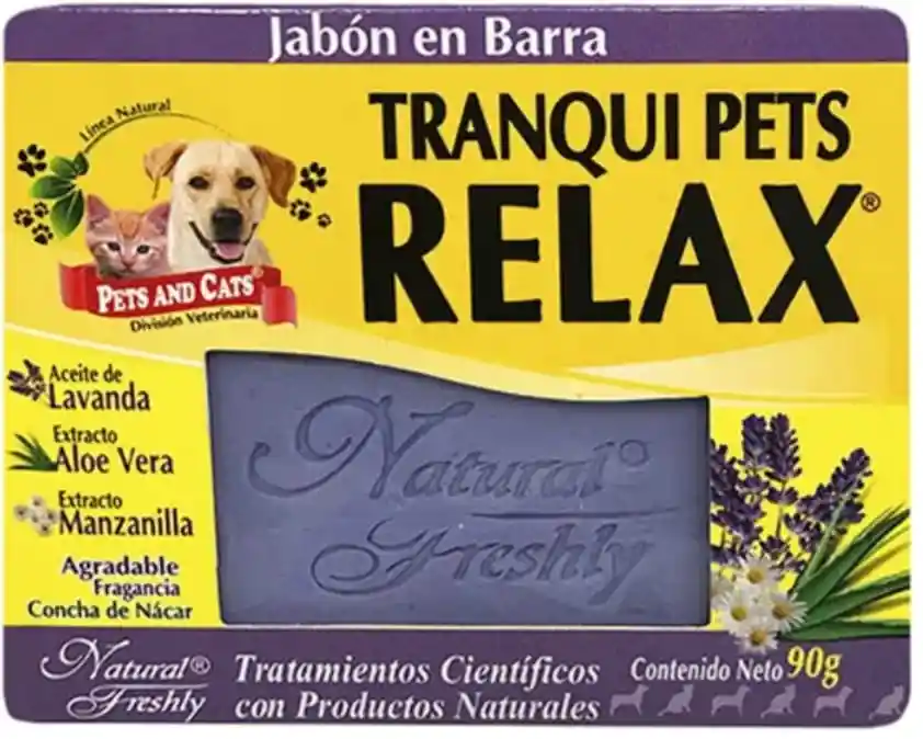 Jabón Tranqui Pets Relax X 90gm