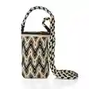 Maki Mini Wayuu Crossbody Bag Black/beige