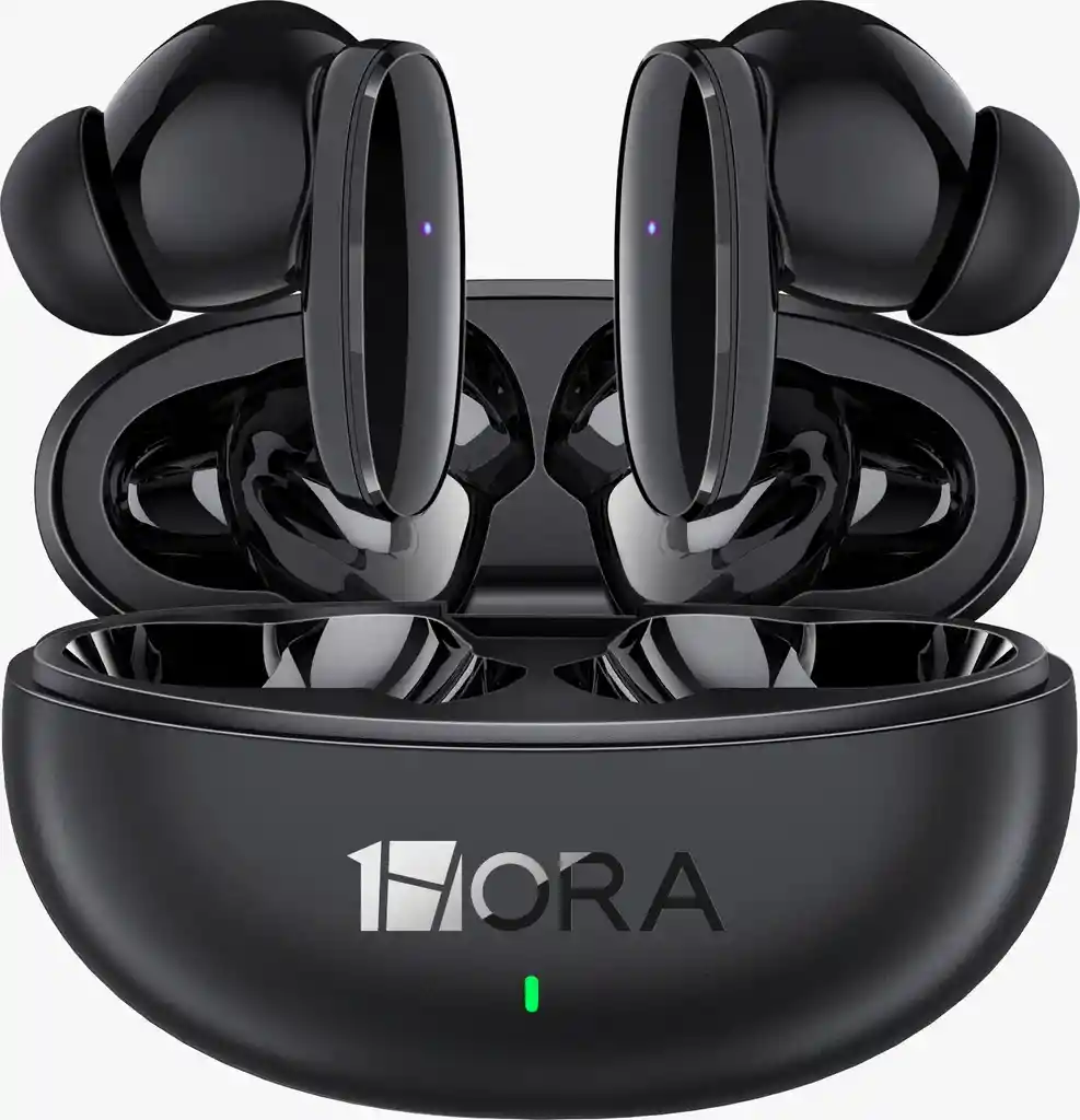 Audífonos Inalámbricos Bluetooth 1hora Aut205 Negro