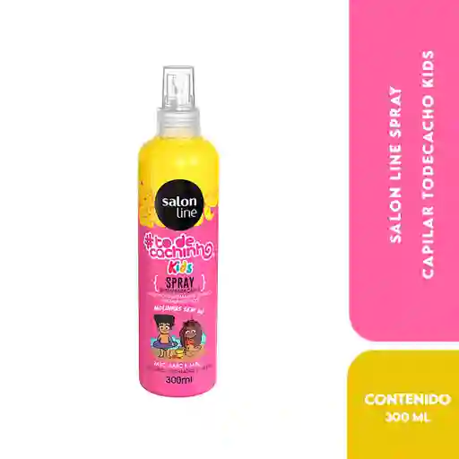 Salon Line Spray Capilar Todecacho Kids - Cabello Crespo Niños 300 Ml