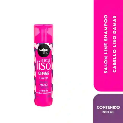 Salon Line Shampoo Meu Liso - Cabello Liso Damas 300 Ml