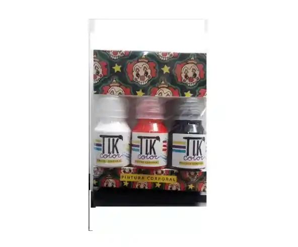 Tik Color Pintura Corporal Payaso