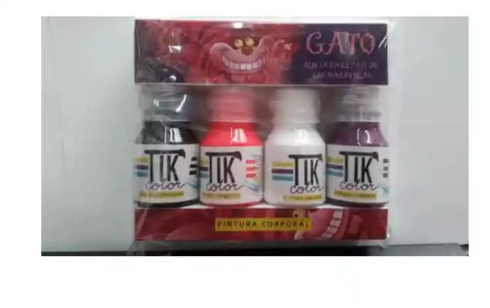 Tik Color Pintura Corporal Gato