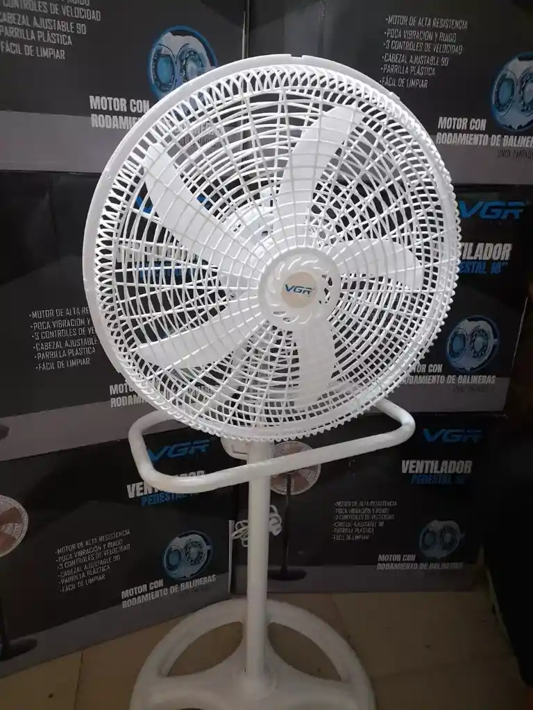 Ventilador Vgr 18" 3 En 1 Con Rodamiento En Balineras