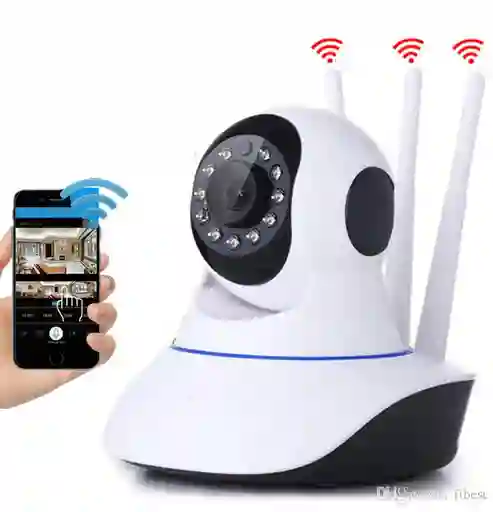 Camara De Seguridad Ip Robótica Wifi P2p De 1080 Mp App V380