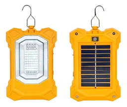 Lampara Reflector Led Solar 53w 63 Led Para Acampar Gancho