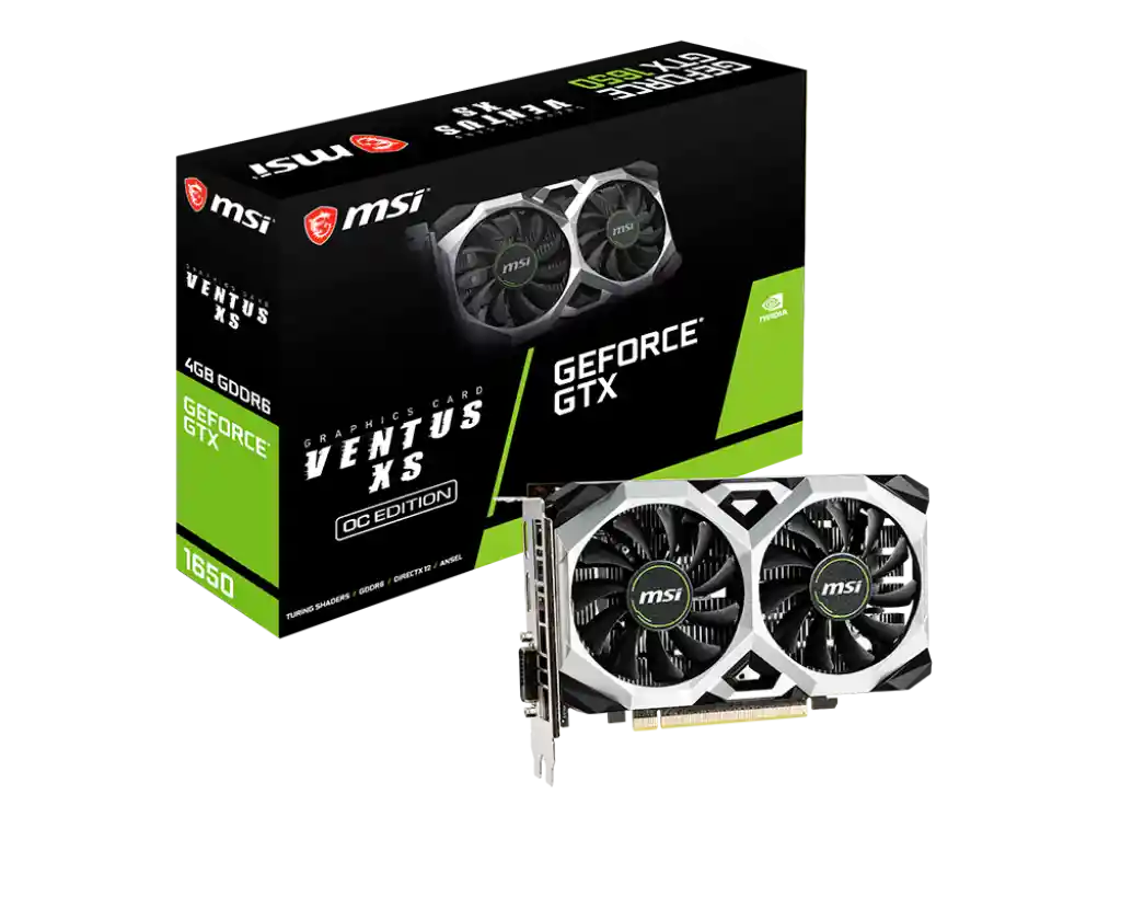 Tarjeta De Video Msi 1650 Ventus Xs Nvidia