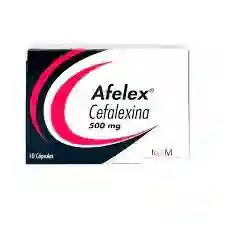 Afelex 500 Mg 10 Capsulas Icom