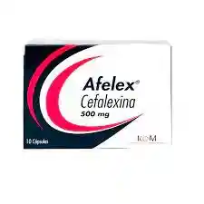 Afelex 500 Mg 10 Capsulas Icom