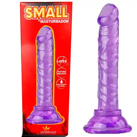 Purple Dildo Penetrador Delicious Con Chupa Ventosa