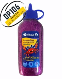 Escarcha Liquida Morado 60 Ml Pelikan / Diamantina Con Pegamento