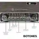Radio Am Fm Reproductor Usb Bluetooth Mp3 Clásico Fox Tech