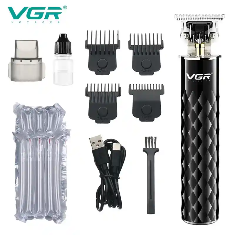  Maquina Corta Pelo Barbera Patillera Impermeable Recargable  VGR  V170 