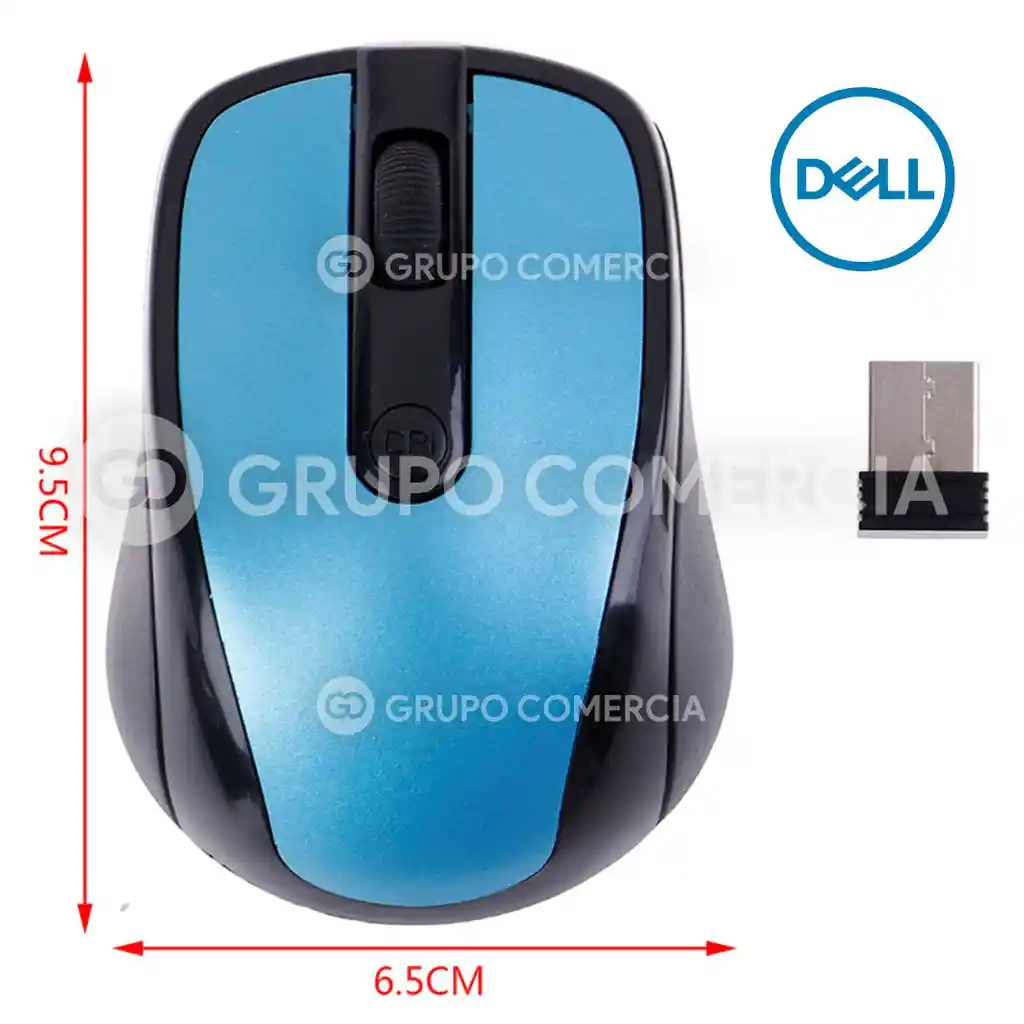 Mouse Dell Inalámbrico 2000 Dpi