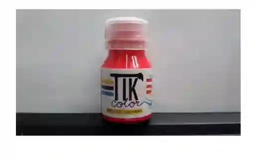 Tik Color Pintura Artificial Rojo Fluorescente