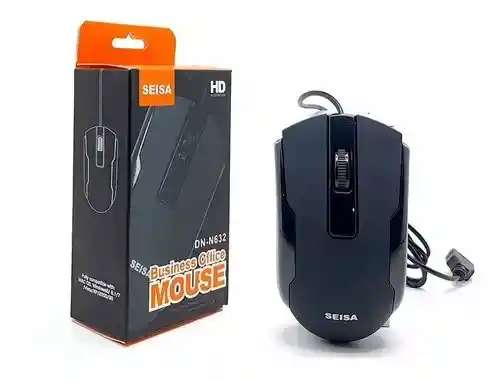 Mouse Óptico Pc Notebook Usb Ergonómico Seisa Dn-n632