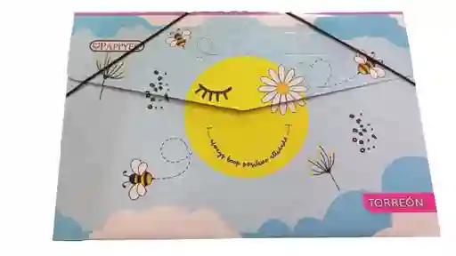 Carpeta Escolar Carton Fuelle