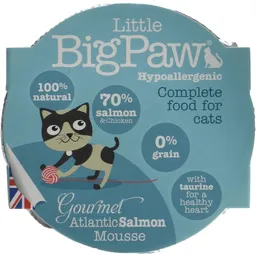 Little Big Paw - Alimento Húmedo Para Gato Salmón Del Atlántico X 85g