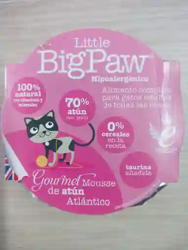 Little Big Paw - Alimento Húmedo Para Gato Atún Del Atlántico X 85g