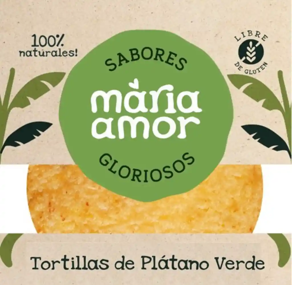 Tortillas De Plátano X10 Libre De Gluten Maria Amor