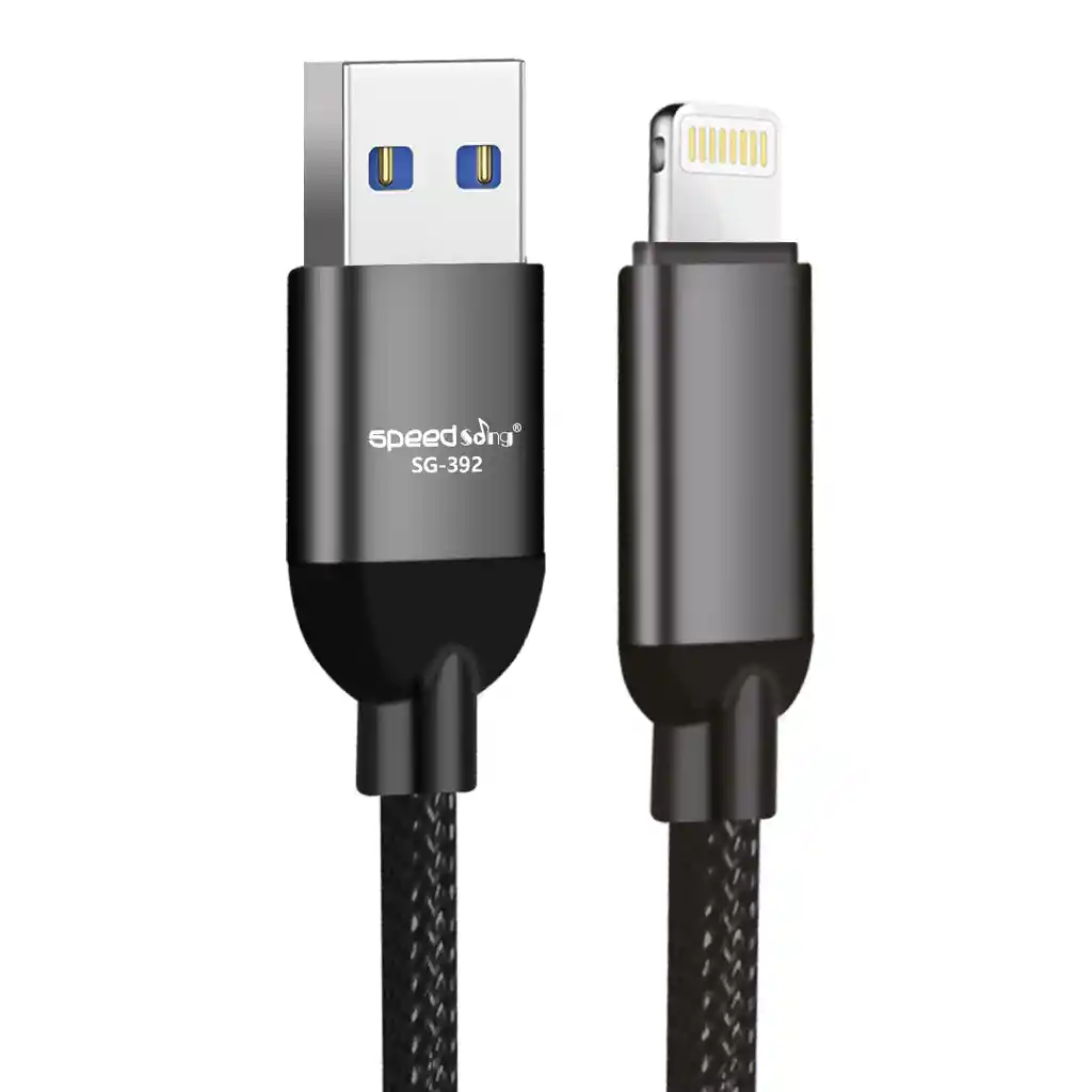 Cable Usb-lightning Iphone /sg-392/ 3 Amp/ 1mt
