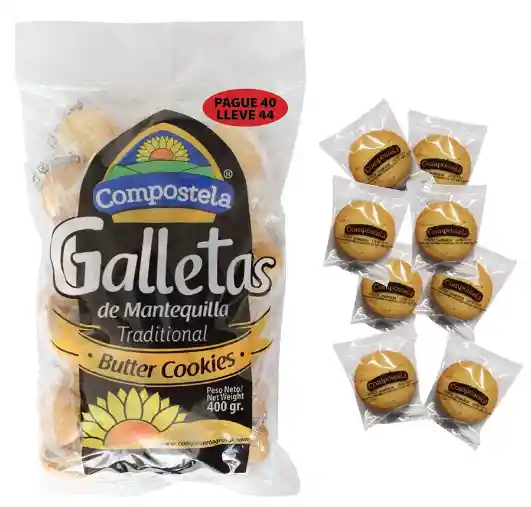 Galletas De Mantequilla Compostela