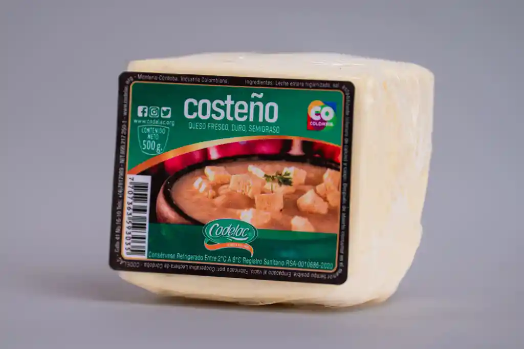 Queso Costeño Codelac 500gr