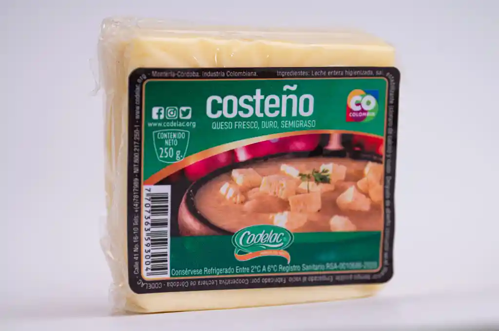 Queso Costeño Codelac 500gr