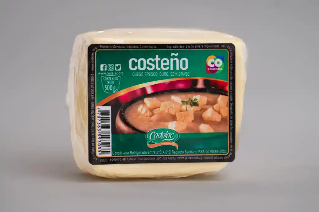 Queso Costeño Codelac 500gr