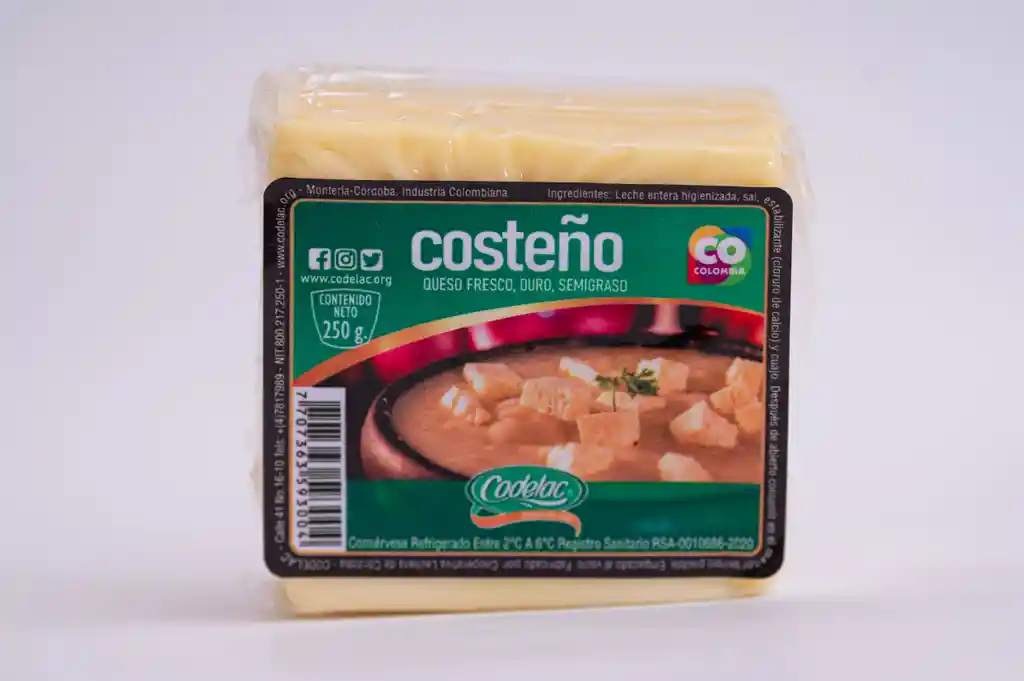 Queso Costeño Codelac 250gr