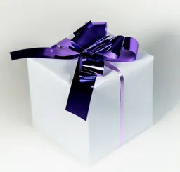 Moño Morado Pequeño Para Regalo Magico