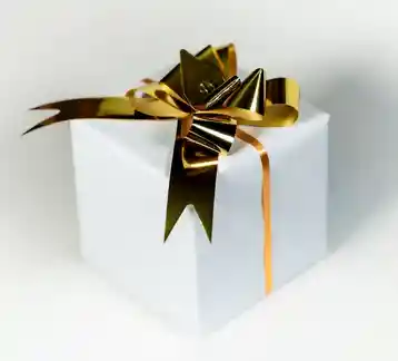 Moño Dorado Mediano Para Regalo Magico