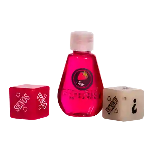 Dados Hot + Lubricante Aceite Caliente Erótico Kamasutra Sexo Oral Poses Sexuales