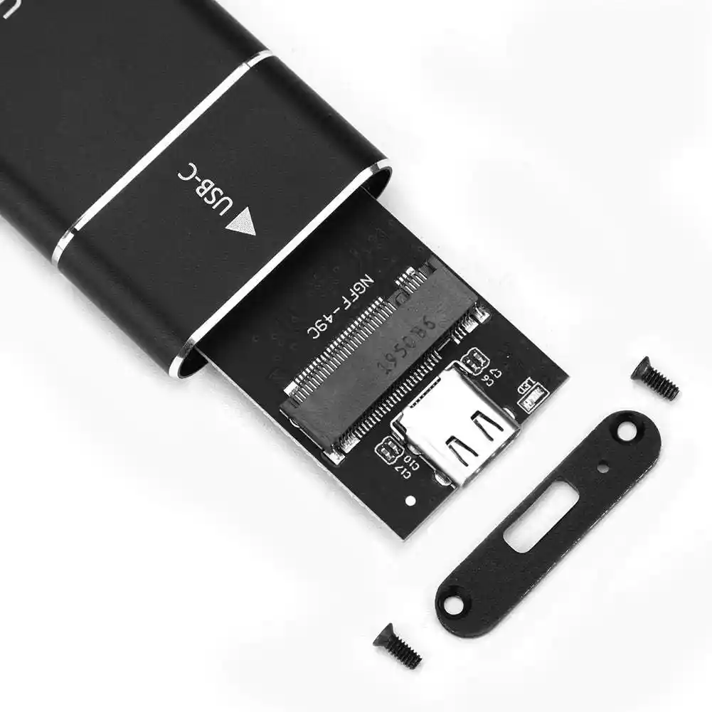 M2 Ngff A Tipo C Adaptador Sata Usb 3.1 Disco Duro Caja Ssd