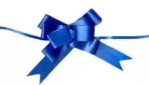 Moño Azul Grande Para Regalo Magico