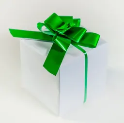 Moño Verde Grande Para Regalo Magico