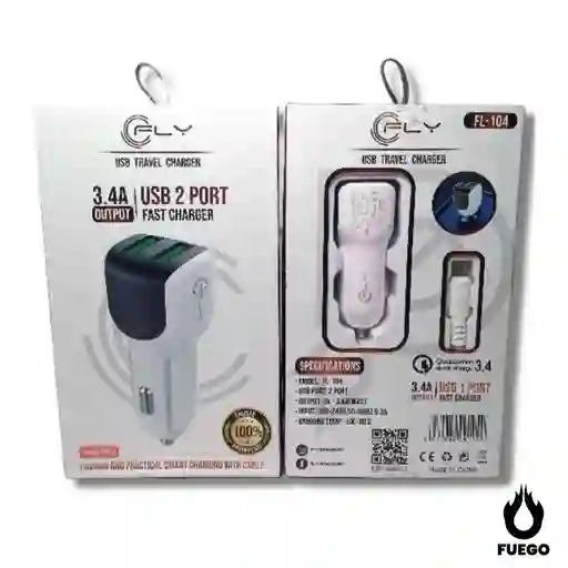 Cargador De Carro Para Celular Usb