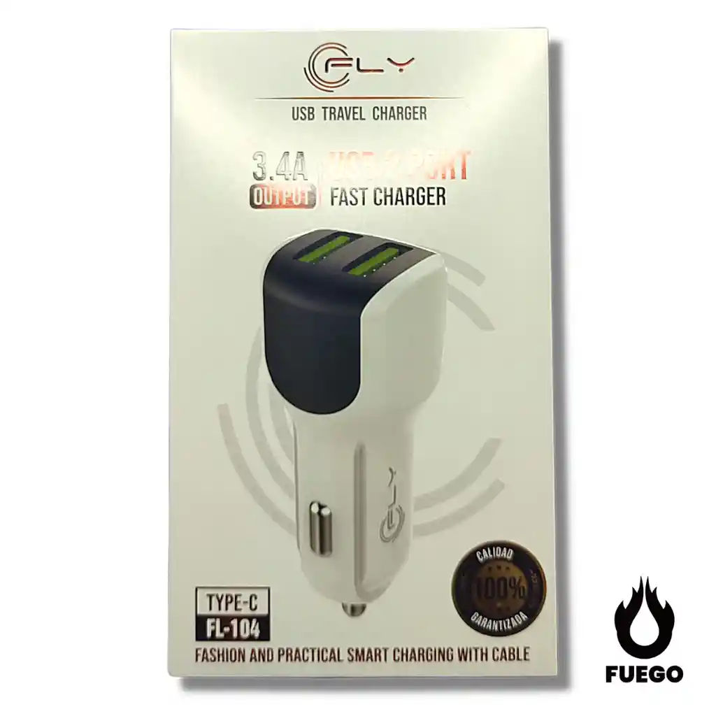 Cargador De Carro Para Celular Usb