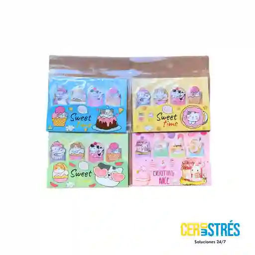 Taco Banderitas Figuras Flechas Set X 4 Kawaii