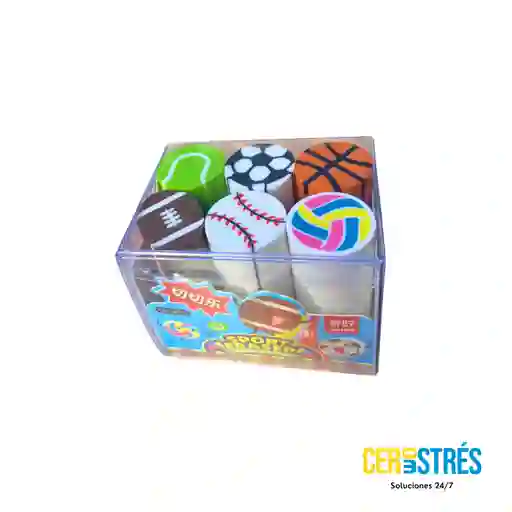 Borradores Balones X 6 Kawaii