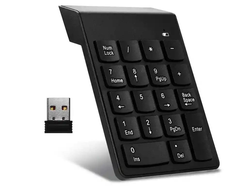 Teclado Numerico Inalambrico 2.4ghz Usb Para Portatil 14pul